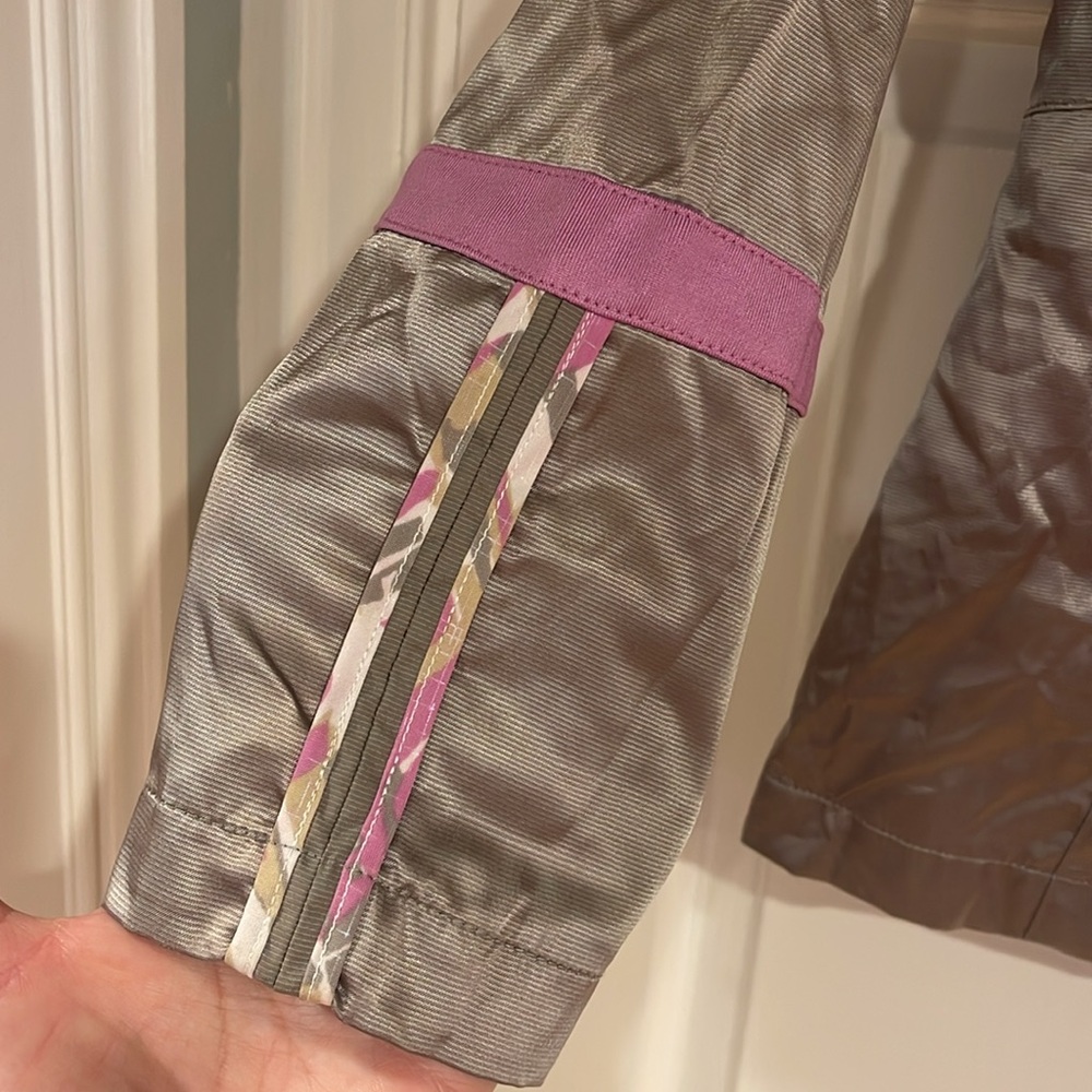 NWT Tail full zip woven performance jacket women’s medium lilac, silver - Picture 4 of 12